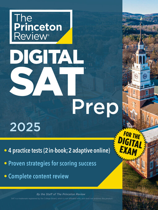 Title details for Princeton Review Digital SAT Prep, 2025 by The Princeton Review - Wait list